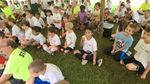 Children in the tent