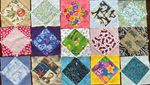 a colorful quilt