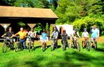 people on bicycles