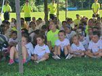 Children watching a speaker