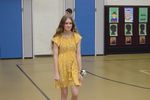 a student walking