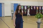 a student walking